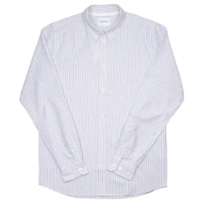 Norse Projects - Anton Oxford Shirt - Clouded Blue Stripe