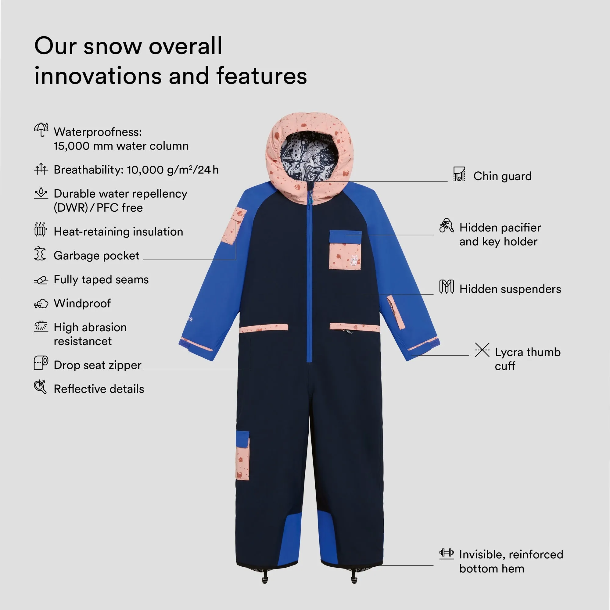 Quest snow overall "Galaxy"