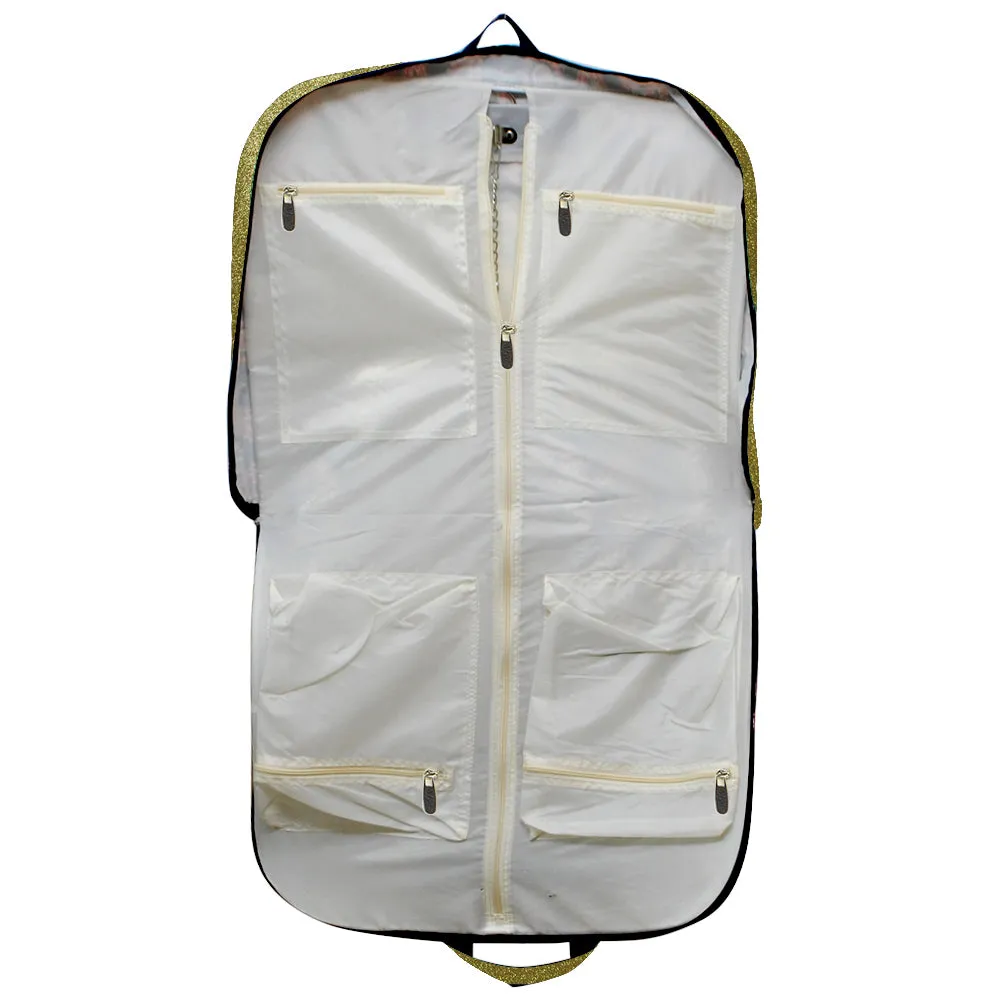 SALE! Gold Glitter NGIL Garment Bags