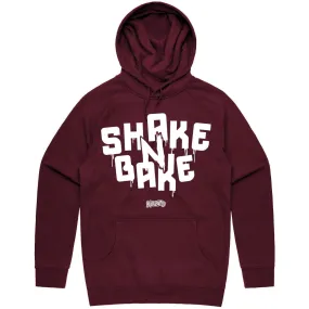 SHAKE N BAKE - Maroon Sneaker Hoodie