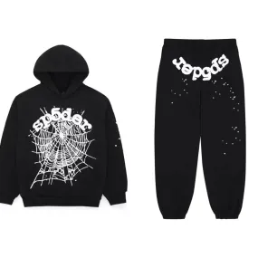 Sp5der OG Web Hoodie and Pants Black (SET)