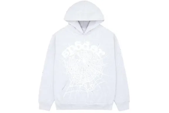 Sp5der OG Web Hoodie Heather Grey