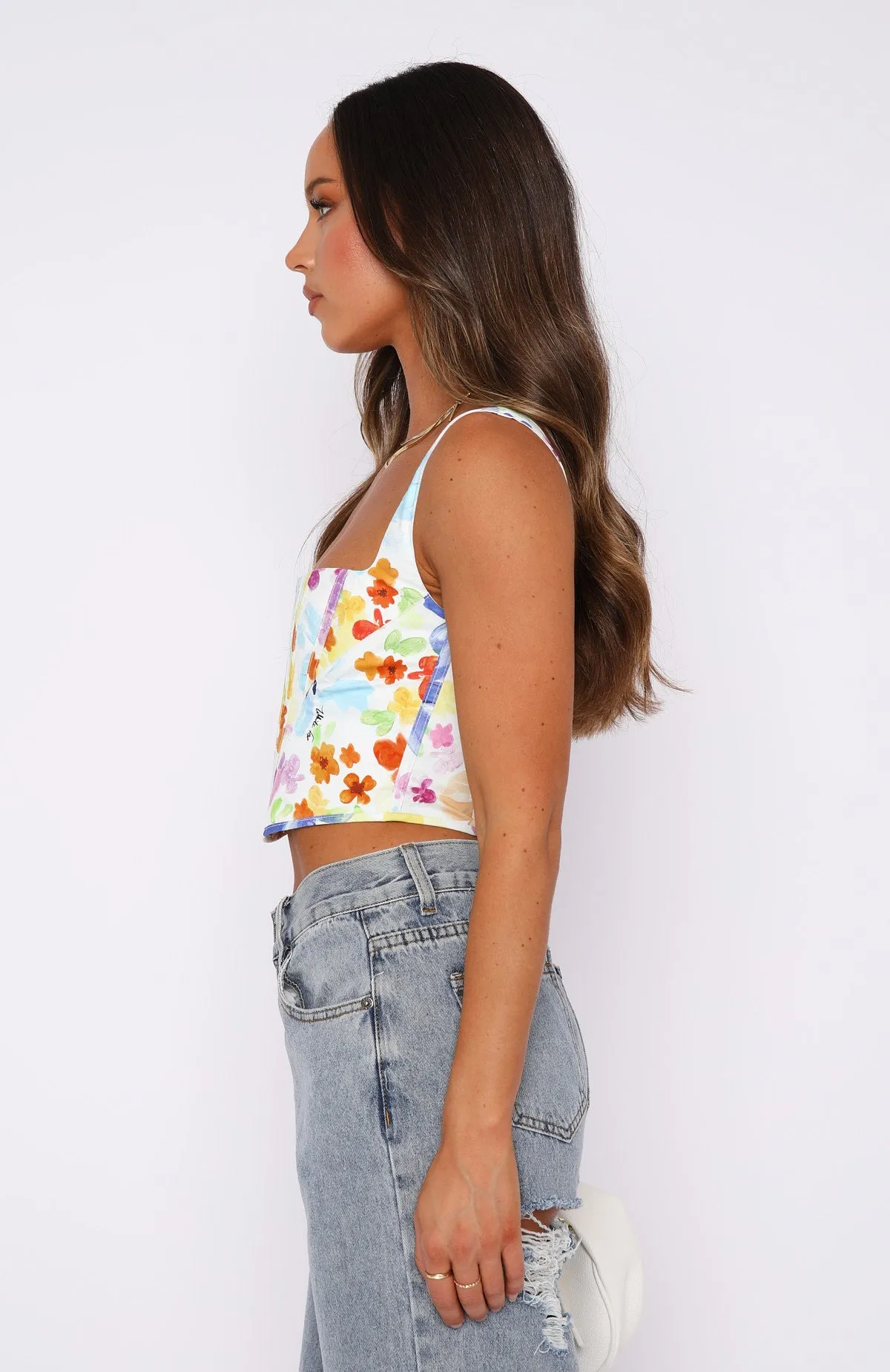 Stay Grounded Bustier Summer Bloom