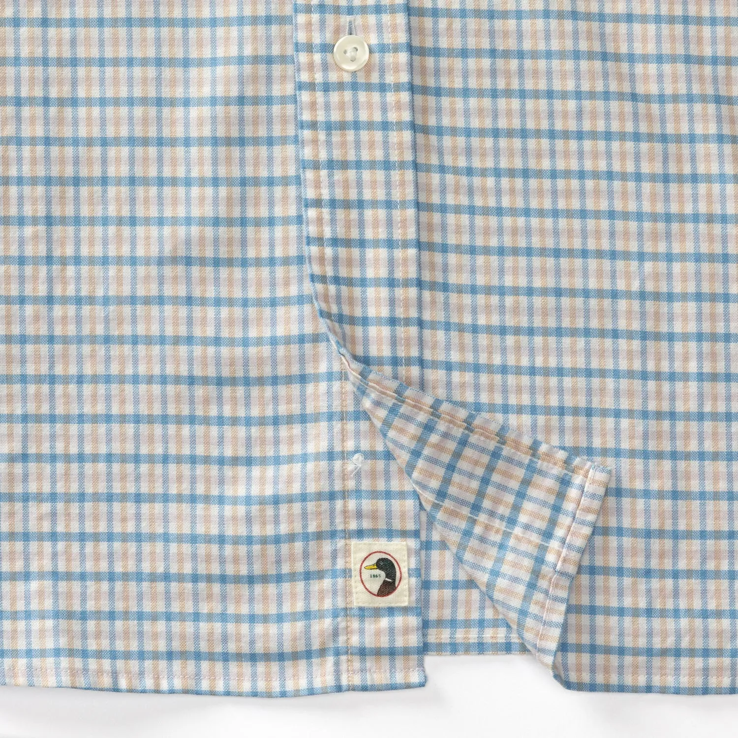 Sullivan Plaid Cotton Oxford Sport Shirt