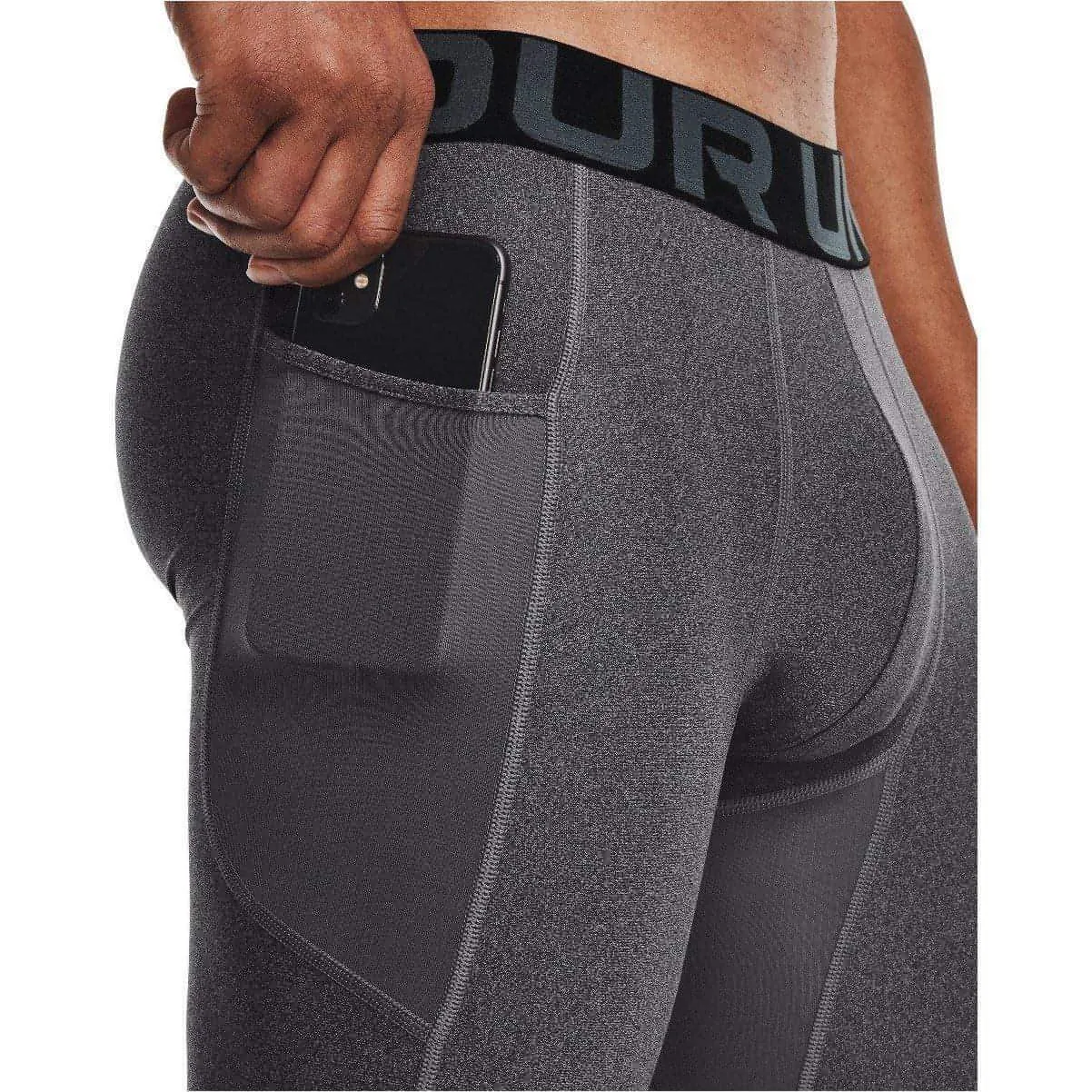 Under Armour HeatGear Mens Short Compression Tights - Grey