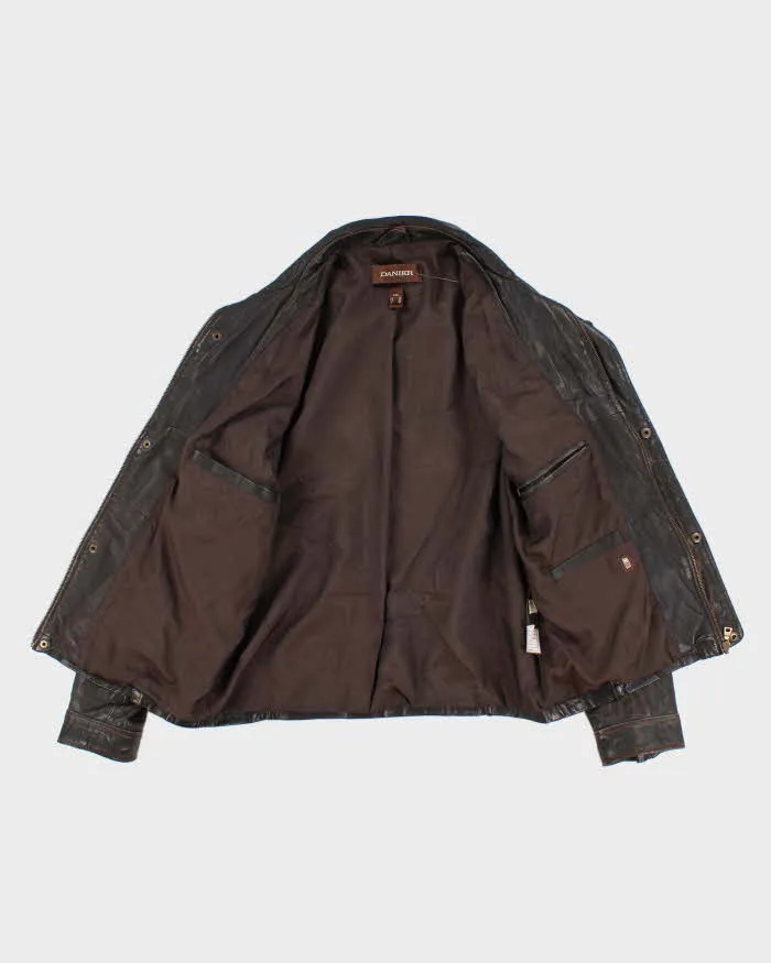 Vintage Danier Dreamy Brown Leather Jacket - M