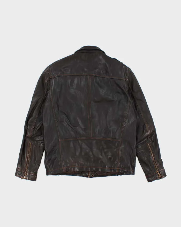 Vintage Danier Dreamy Brown Leather Jacket - M