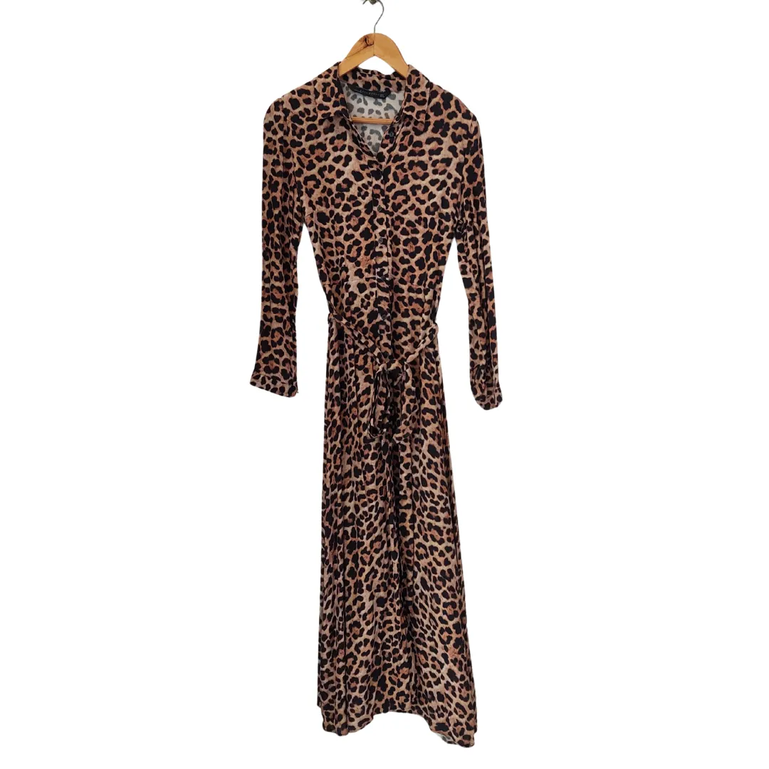 ZARA Animal Print Maxi Dress | Like New |