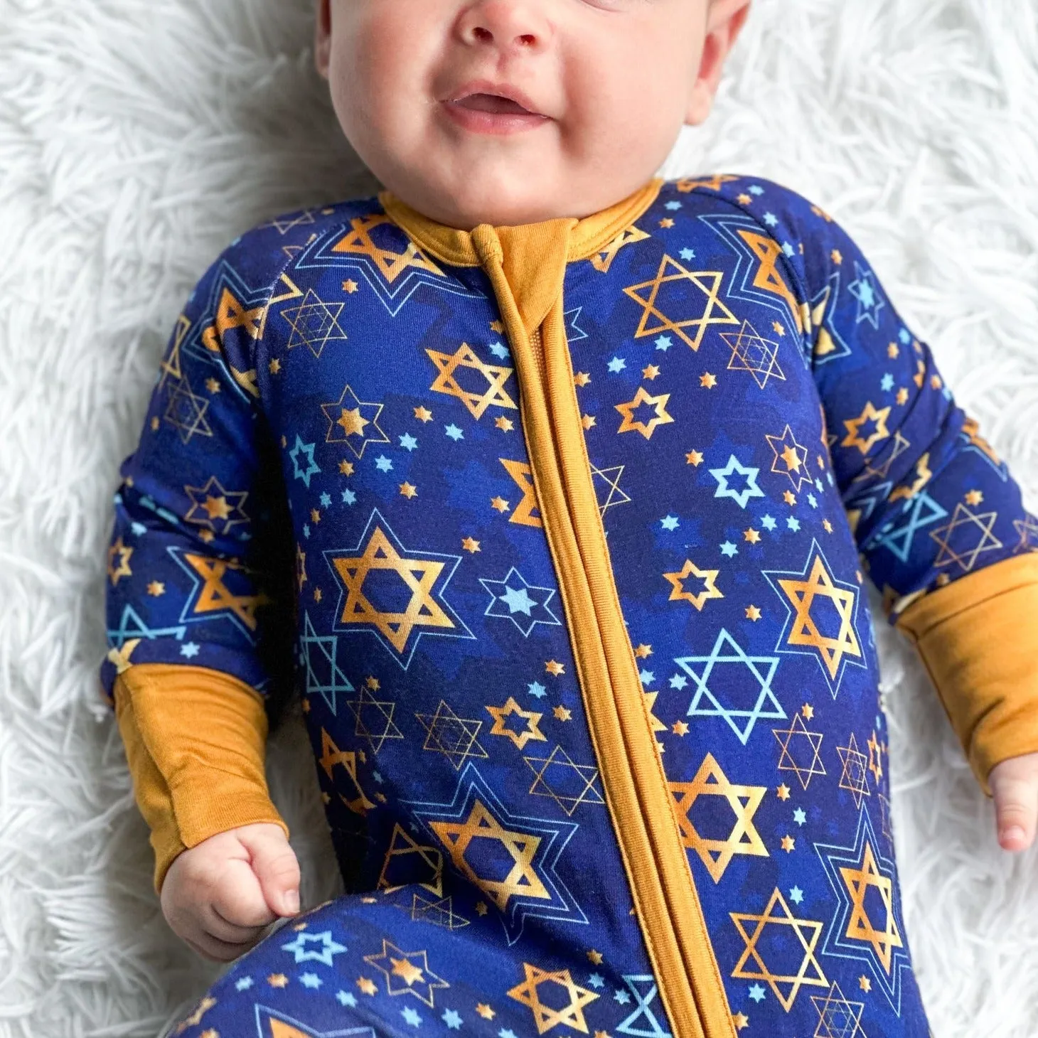 ZIP ROMPER- Chanukkah