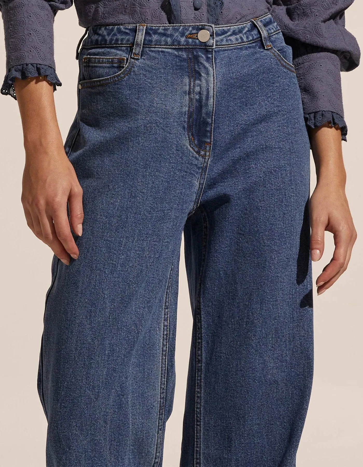 Zoe Kratzmann Magnet Jean Mid Washed Denim